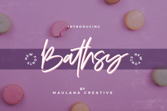 Bathsy: A Sweet Handwritten Font