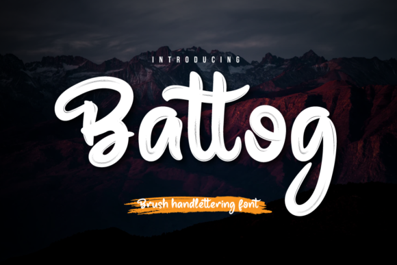 Battog: A Handwritten Font for Impactful Design