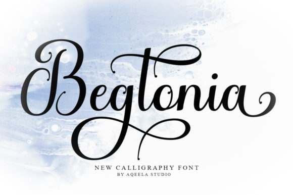 Begtonia: A Luxurious Handwritten Font