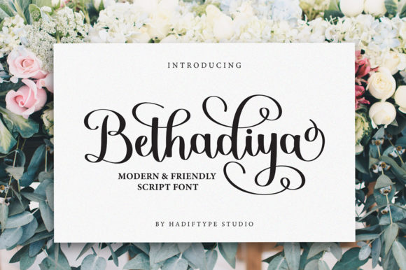 Bethadiya: A Beautiful Font for Business