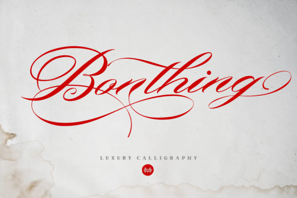 Bonthing: A Luxurious Handwritten Font
