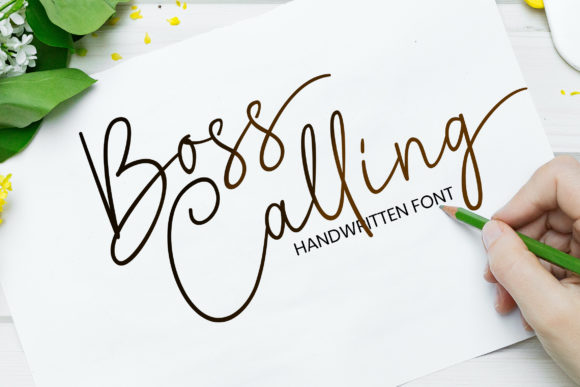 Boss Calling: A Stylish Font for Creative Campaigns