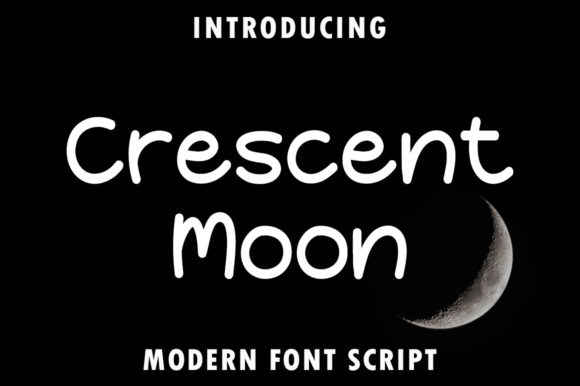 Crescent Moon Font: Elegant Script for Creative Projects