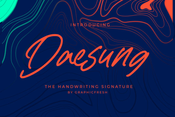Daesung: A Timeless Handwritten Font