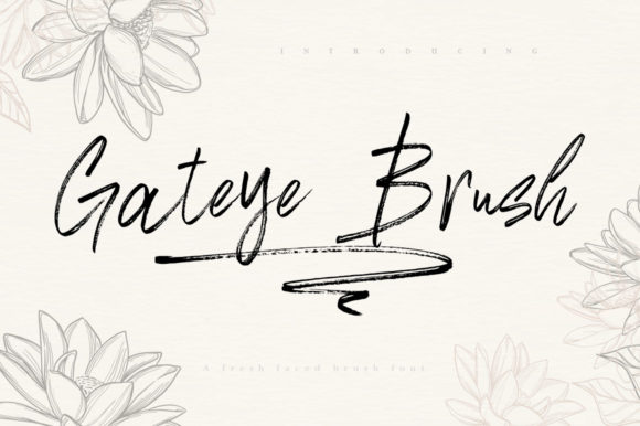 Gateye: A Script Font for Modern Branding