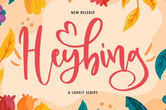 Heybing: A Handwritten Font for Editorial Magic