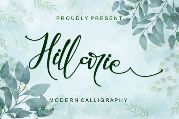 Hillarie: A Classy Handwritten Font