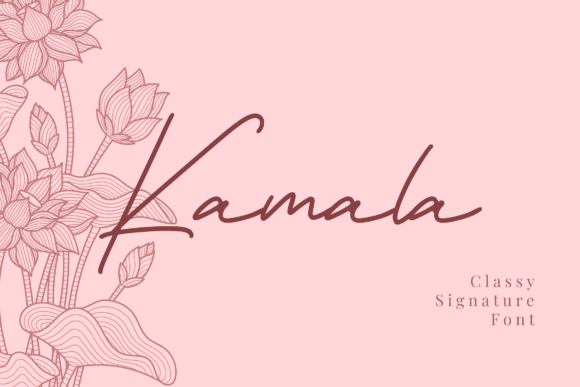 Kamala: A Script Font for Elegant Branding