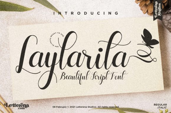 Laylarita: A Delicate Script Font