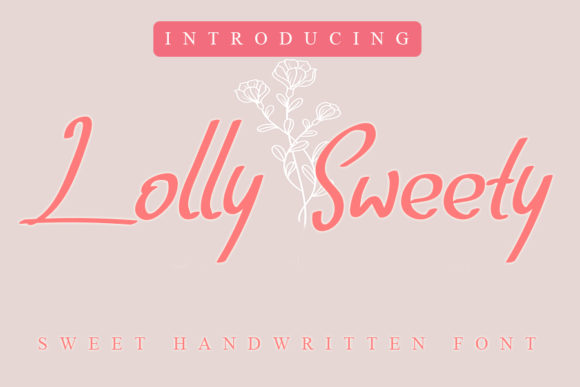 Lolly Sweety Font: Whimsical Script for Editorial Design
