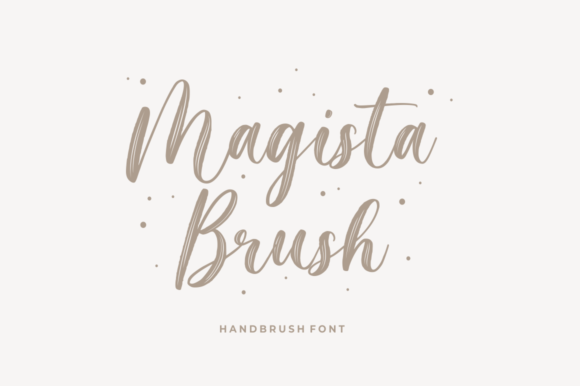 Magista Brush: A Flowing Script for Web Design