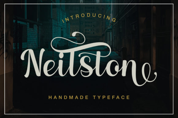 Neilston: A Bold Handwritten Font