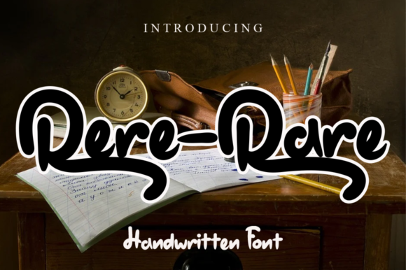 Rere-Rare: A Handwritten Font for Editorial Elegance