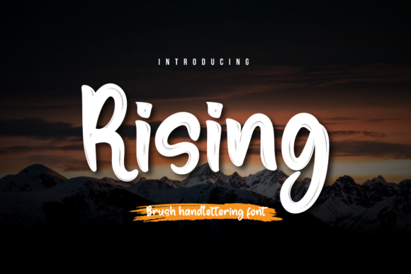 Rising: A Handwritten Font for Web Design