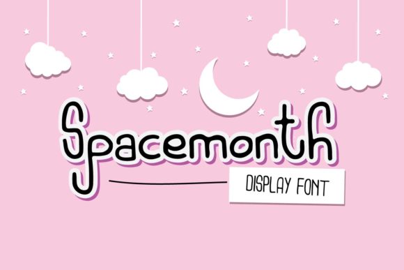 Spacemonth: A Handwritten Font for Creative Projects