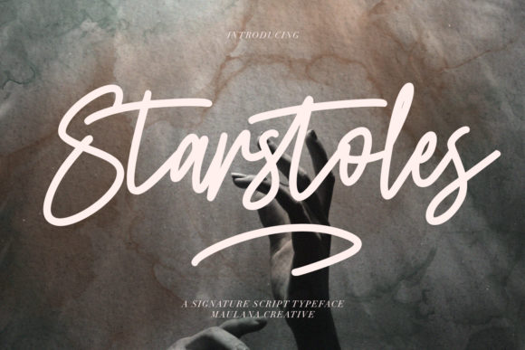 Starstoles: A Handcrafted Font for Creative Branding