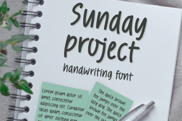 Sunday Project: A Sweet Handwritten Font