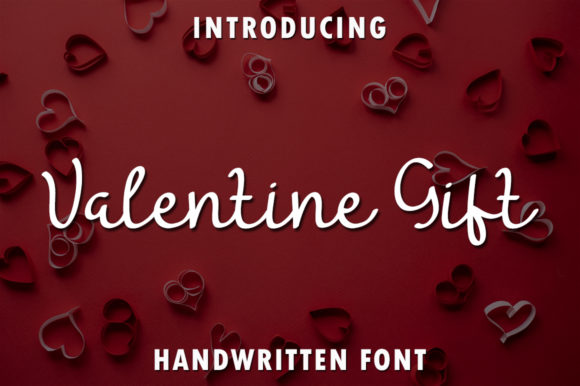Valentine Gift Font for Creative Projects